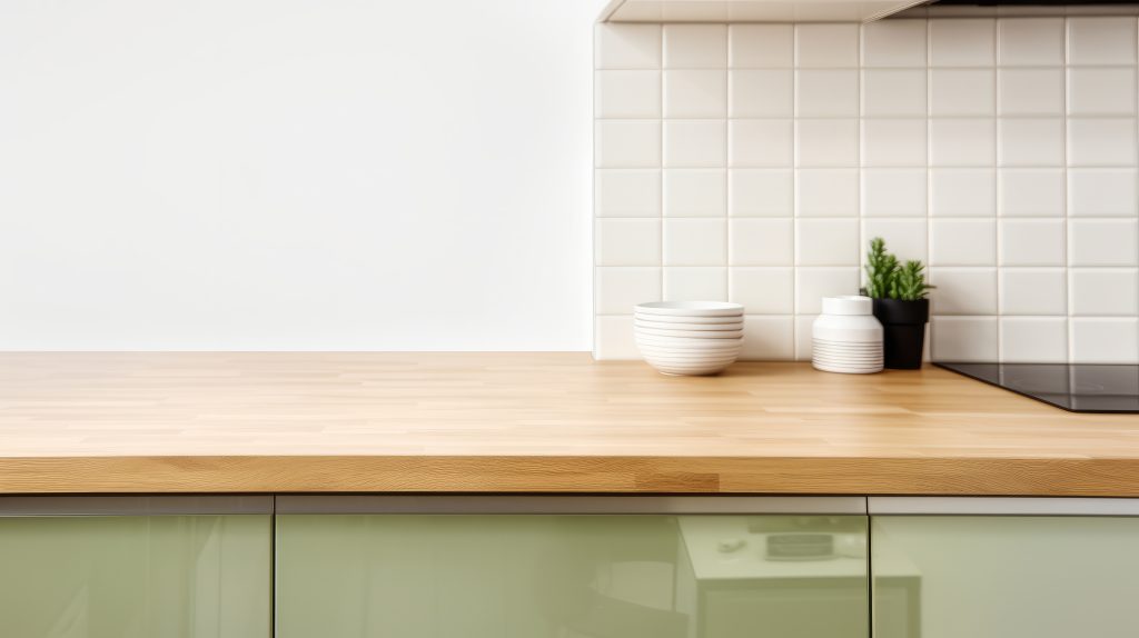wooden worktop